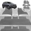 6D Diamond Car Floor Mats for Kia Sorento 2015-2020-Ultimate Set-Grey-Outback GT
