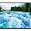Milky Blue Glacial Water of River  Print 100% Australian Made 90x60cm  (Poster)