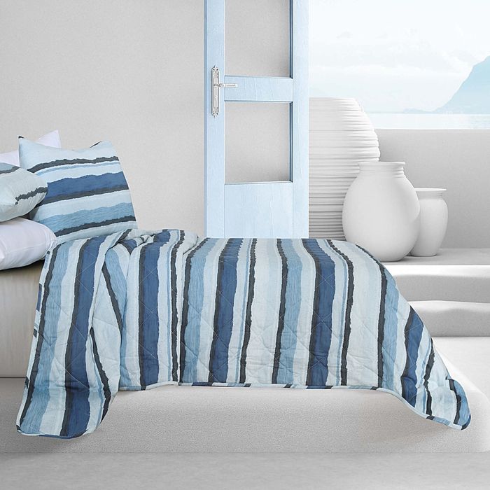 Pure Cotton Bedspread Set - Ocean