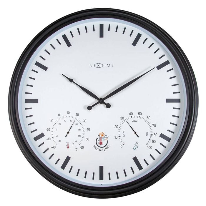 NeXtime 50.8cm Sunflower Outdoor Wall Clock