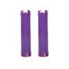 Trigram Lock-on Bike Grips Kraton Rubber 130mm with 2 side lock rings Purple