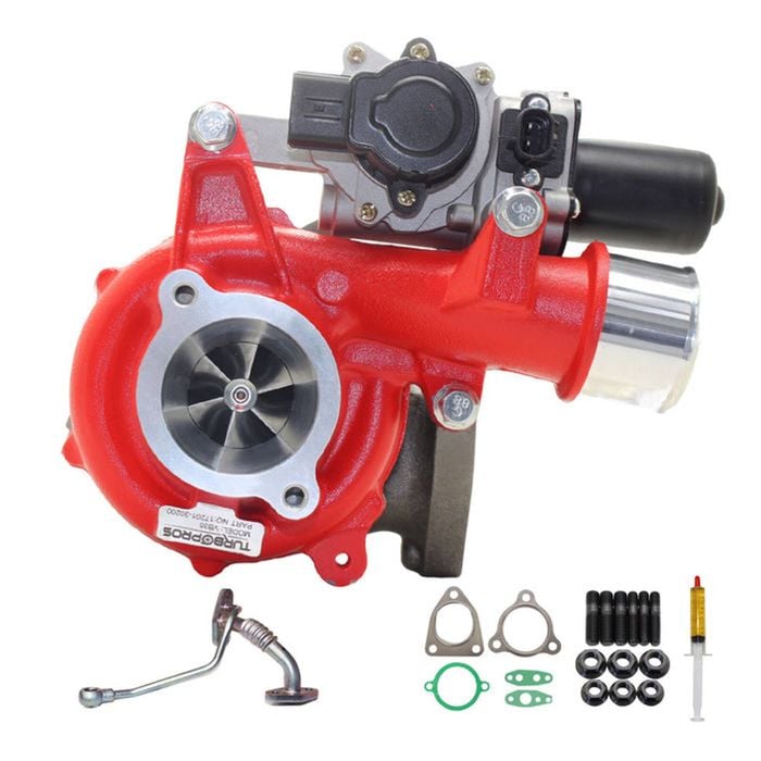 Gen1 High Flow Turbo Charger With Genuine Oil Feed Pipe For Toyota Hiace 1kd-ftv 3.0l Vb35