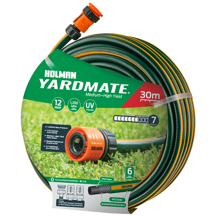 Holman 12mm x 30m Yardmate Garden Hose