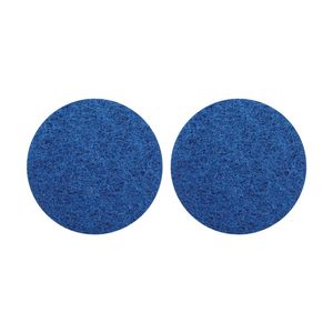 2pk Glomesh Regular Speed Cleaning Light Scrubbing Machine Floor Pad Blue 380mm