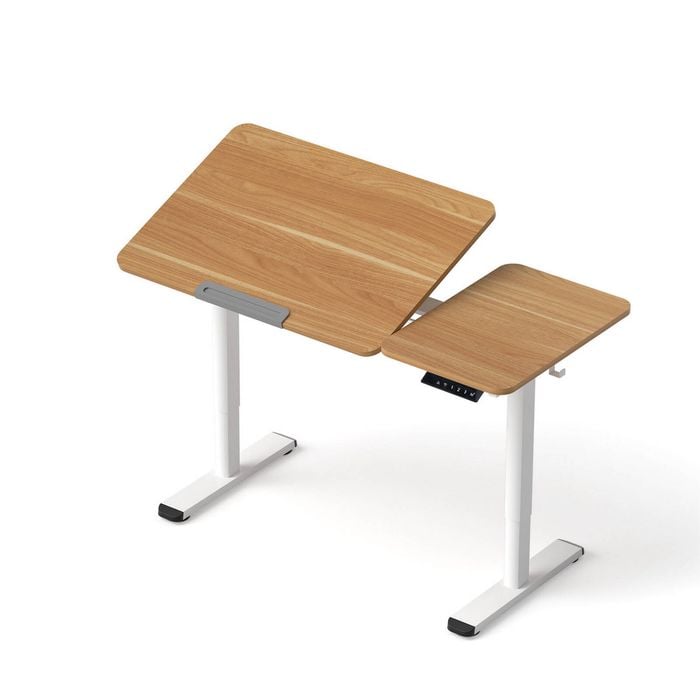 Artiss Adjustable Standing Desk Motorised Drawing Drafting Table Wfh Small 110cm