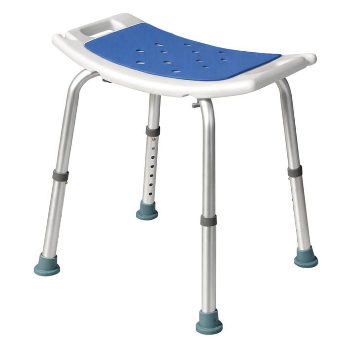 Levede Adjustable Bathroom Shower Bench - White