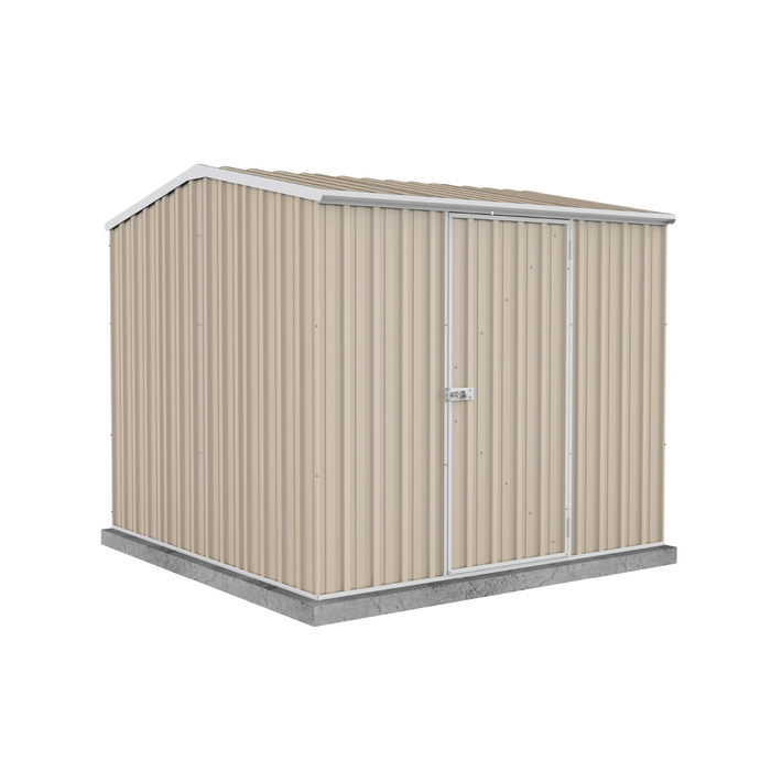 Absco Sheds 2.26 x 2.26 x 2.0m Paperbark Premier Single Door Garden Shed
