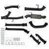 Ignite Exhausts Toyota Landcruiser 200 Series 4.5L V8 Twin 3" To Single 3.5" Turbo Back No Cats With Mid Pipe & Rear Muffler