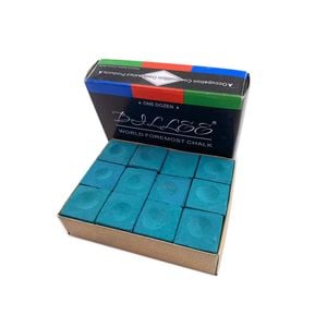 Billee Billiards Chalk Set, Jade Green Color, 12 pieces per pack