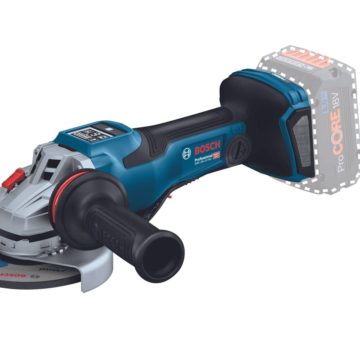 Bosch 18V Professional BITURBO Angle Grinder 06019H6B00 Skin Only Bunnings Australia