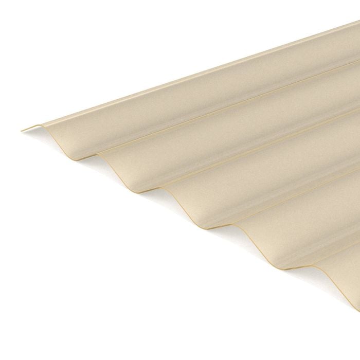 Suntuf 7.2m Corrugated Cream Polycarbonate Roofing