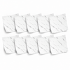 SOGA Peel & Stick Floor and Wall Tiles 30 x 30cm 10 Pack White Faux Marble
