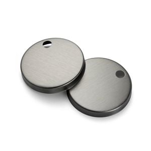 Round Gun Metal Toilet Seat Hinges 