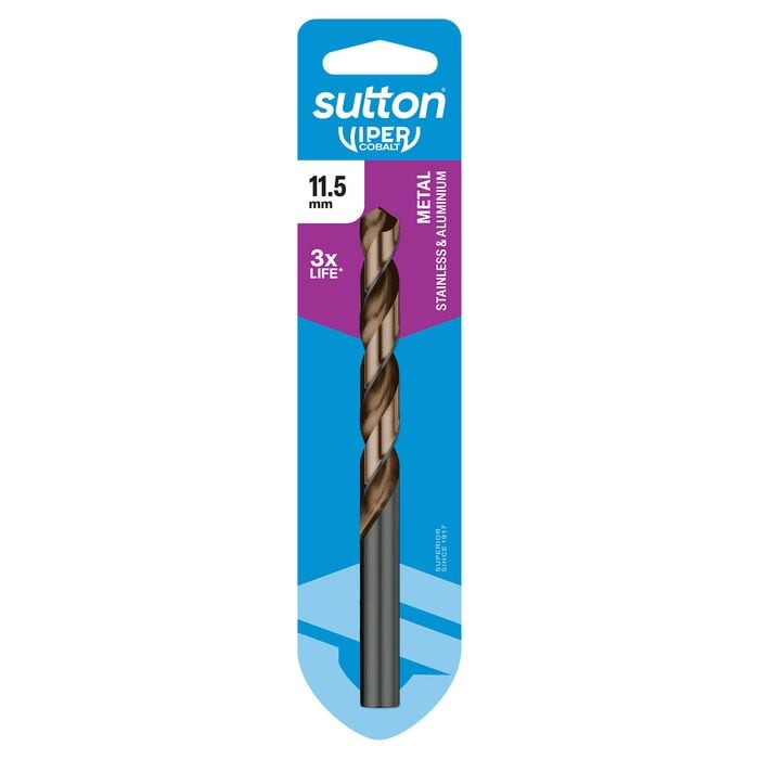 Sutton Tools 11.5mm Viper Cobalt Jobber Drill Bit