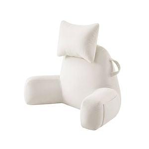 Giselle Bedding Reading Pillow with Arms Back Support Pillow Beige