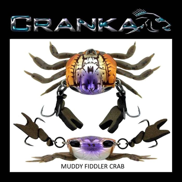 Cranka Crab Light 3.9g Hard Body Fishing Lure Muddy Fiddler Crab