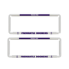 2x OFFICIAL AFL FREMANTLE DOCKERS Car Number Plate Frame Cover Surround