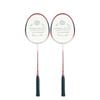 Cosco CB-88 Alloy Steel Strung Badminton Racquet With Free Head cover Red/Black Pack of 2 Maximum String Tension - 20lbs