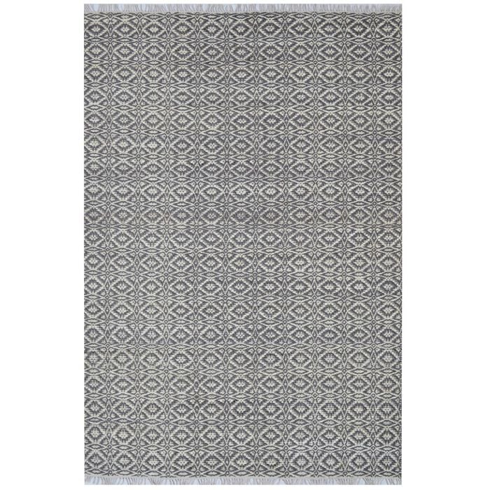 Handwoven Wool & Jute Rug-Geneva 6331-Natural-80x150cm