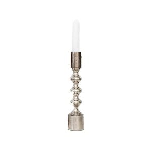 Ssh Collection Ripple 25cm Single Candle Stand - Nickel