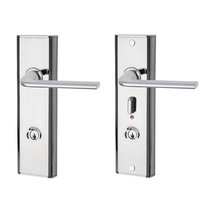 Lockwood Chrome Nexion Vision Lever 4 Entrance Lever Set