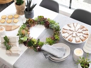 DIY Advice Image - How to make a succulent wreath. G Drive blob storage upload.