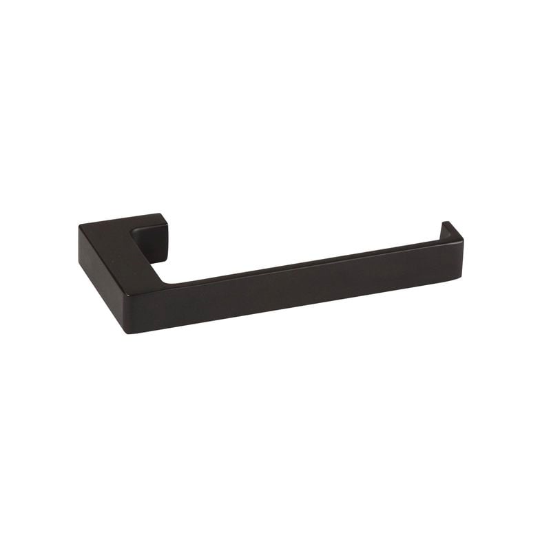 Rumba 155mm Matte Black Toilet Roll Holder