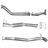 Ignite Exhausts Turbo Back For Toyota Landcruiser 76 Series Wagon 3" No Cat & Hotdog Raw Aluminised Steel