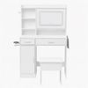 Artiss Dressing Table Charging Station LED Mirror White