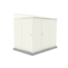 Absco Sheds 1.52 x 2.26 x 2.06m Surfmist Narrow Double Door Garden Shed