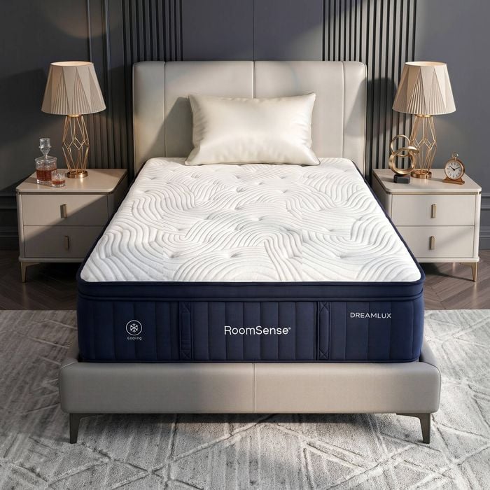 Roomsense King Single Mattress, 34cm Thick Medium Soft Tencel Cooling Mattress