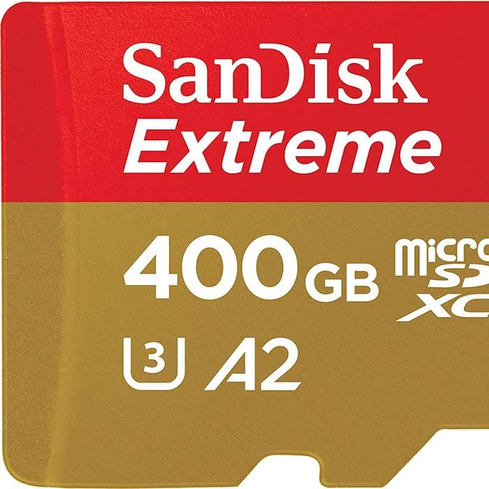 SANDISK EXTREME MICROSDHC 400GB 160MB/S R, 60MB/S W, V30, U3, C10 Micro SD Card