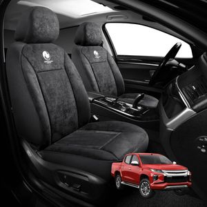 Australian Goose Front Seat Covers for Mitsubishi Triton Double Cab 2024 - Current (LC/MV) - Suede, Universal Fit