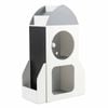 Costway Kid Bookshelf Rocket Toy Storage Organizer Chalkboard Wooden