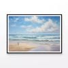 Birds Flying Over a Beach  Print 100% Australian Made 120x90cm  (Poster)