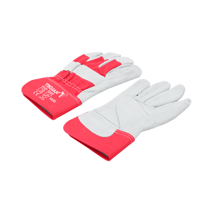 Trojan Extra Large Leather Double Palm Riggers Gloves