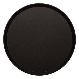 Cambro Round Serving Tray Treadlite Non-slip Black 355mm Catering Restaurant