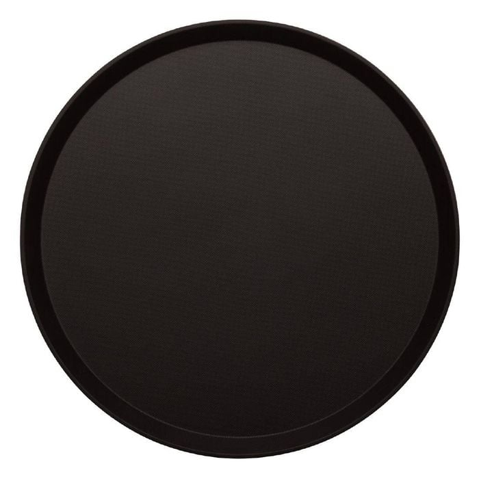 Cambro Round Serving Tray Treadlite Non-slip Black 355mm Catering Restaurant