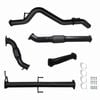 Ignite Exhausts Turbo Back For Mitsubishi Ml Triton 3.2l 3" Cat & Pipe Black Aluminised Steel