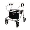 Euro Rollator Walker - Lightweight & Adjustable Mobility Aid with Large Wheels - Tall