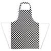 Whites Classic Chefs Clothing Bib Apron Black And White Checkered Chef Kitchen Hospitality Uniform
