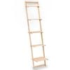 vidaXL Ladder Wall Shelf Cedar Wood Storage Stand Display Rack Home Organiser