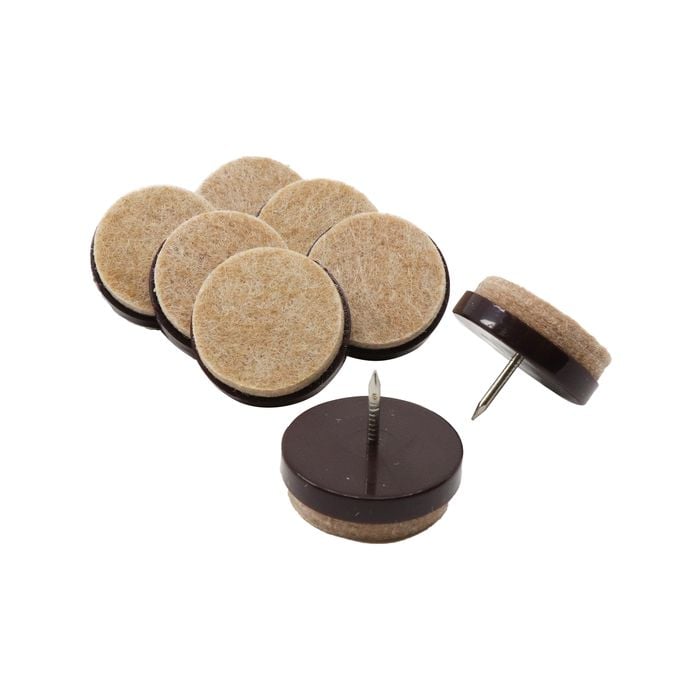 Surface Gard 30mm Nail On Felt Pad - 8 Pack