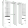 Lugna 2100-2400mm White Built in Package 6