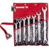 Sidchrome 7 Piece Metric Ring & Open End Spanner Set