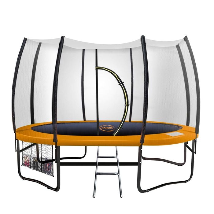 Kahuna 10 ft Springless Trampoline with Basketball Set