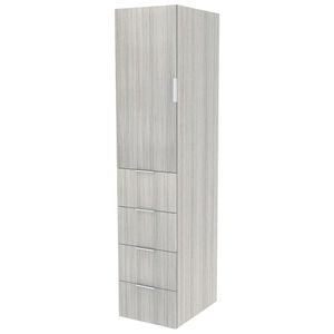 Lugna 2048 x 450 x 580mm Mist Hanging 4 Drawers Left Hinged Door Storage Cabinet