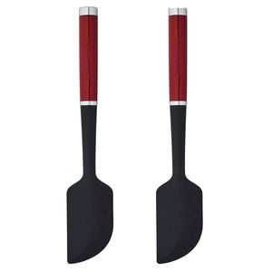 2PK KitchenAid Silicone Scraper Spatula Cooking Utensil - Empire Red