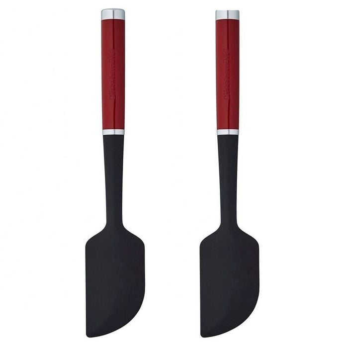 2PK KitchenAid Silicone Scraper Spatula Cooking Utensil - Empire Red