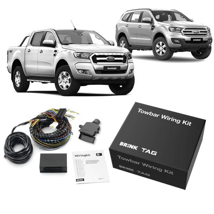 Tag Heavy Duty Towbar & Direct Fit Wiring For Ford Ranger Px2 Px3 Styleside Tub Models Only (05/2015 - 05/2022)